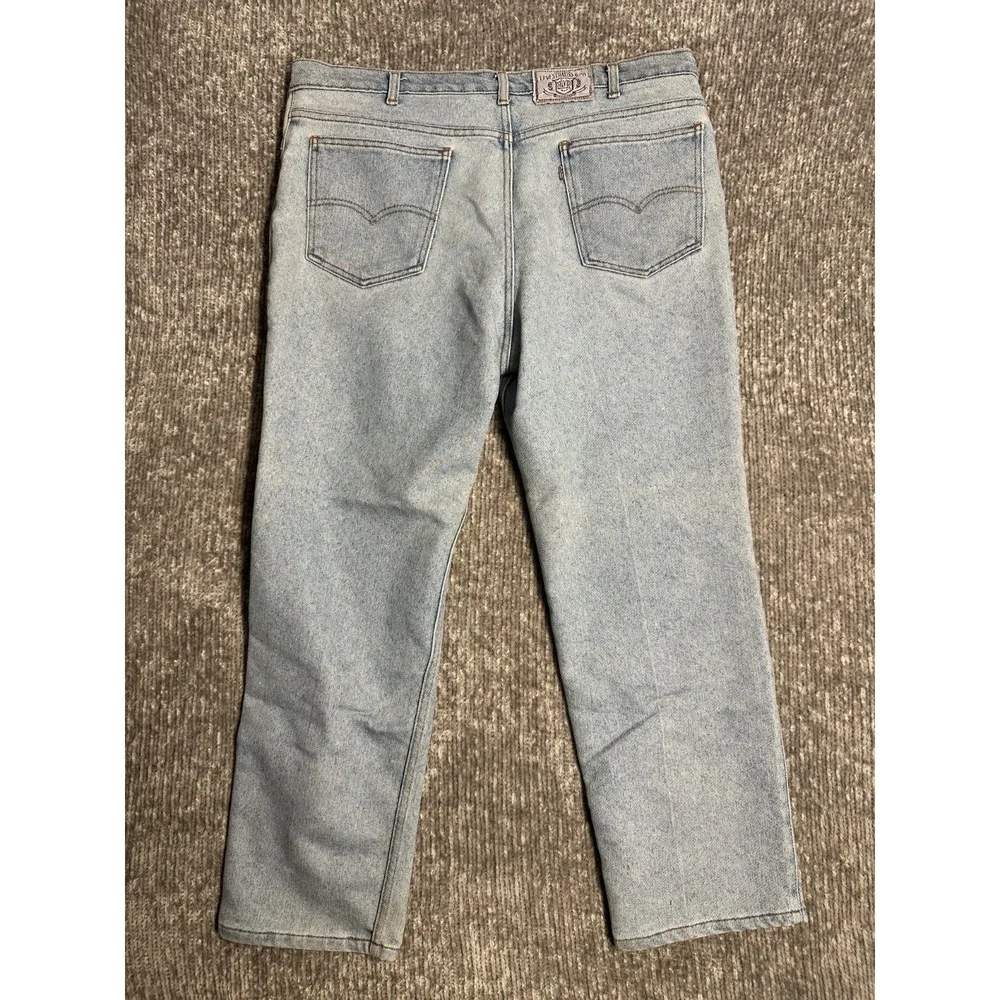 Vintage Levi Strauss Co Mens Silver Medal Jeans 36x28 Blue Denim Classic Fit
